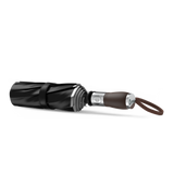 An image of a closed, premium colored travel Repel umbrella.